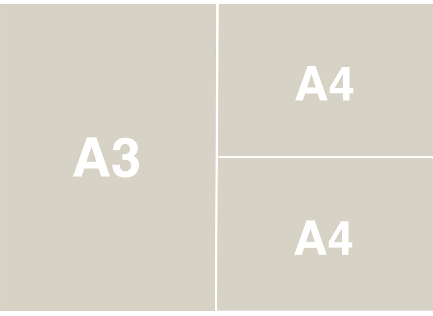 форматы А3 и А4