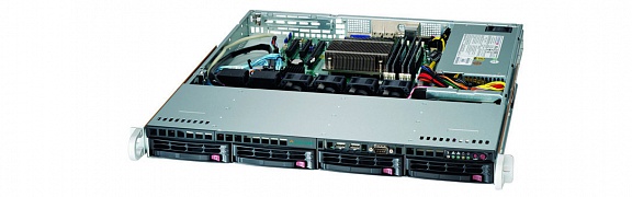 Однопроцессорный сервер LWCOM начального уровня (Rack)