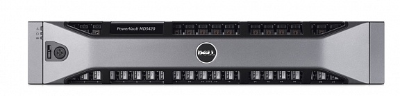 Массив хранения данных Dell MD3420 на основе протокола SAS 12 Гбит/с