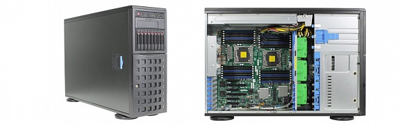 Двухпроцессорный сервер LWCOM высокой производительности (Tower)
